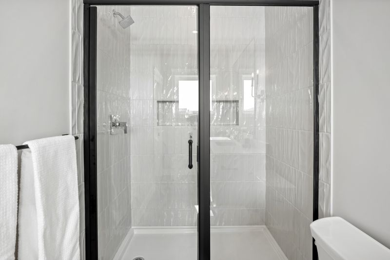 Elegant Shower with Frameless Glass